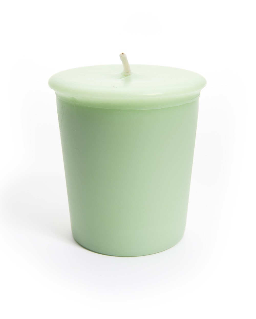 Natural Cucumber Melon Soy Wax Votive Candles | Scented with Essential Oils | 6-Pack Green Refill Candles | Fresh & Clean Home Fragrance | Perfect for Relaxation, Spa Days & Home Decor