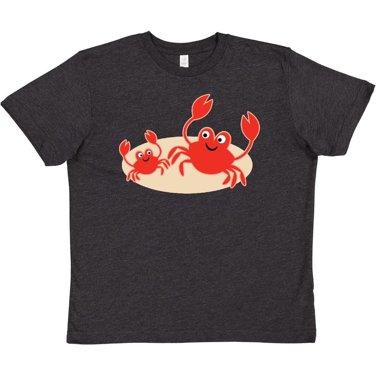 Inktastic Beach Crabs Cute Vacation Youth T-Shirt - Soft Cotton Tee for Summer Travel, Beach Party & Casual Outings