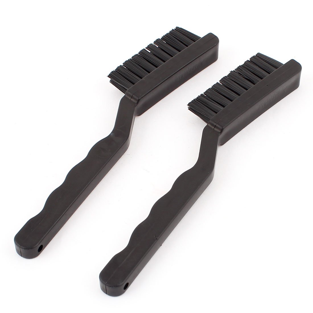 IIVVERR Anti-Static Record Cleaning Brush Set - 2 Pack Black Plastic Vinyl Record Cleaner for Dust & Debris Removal - Perfect for Vinyl Collectors & DJs