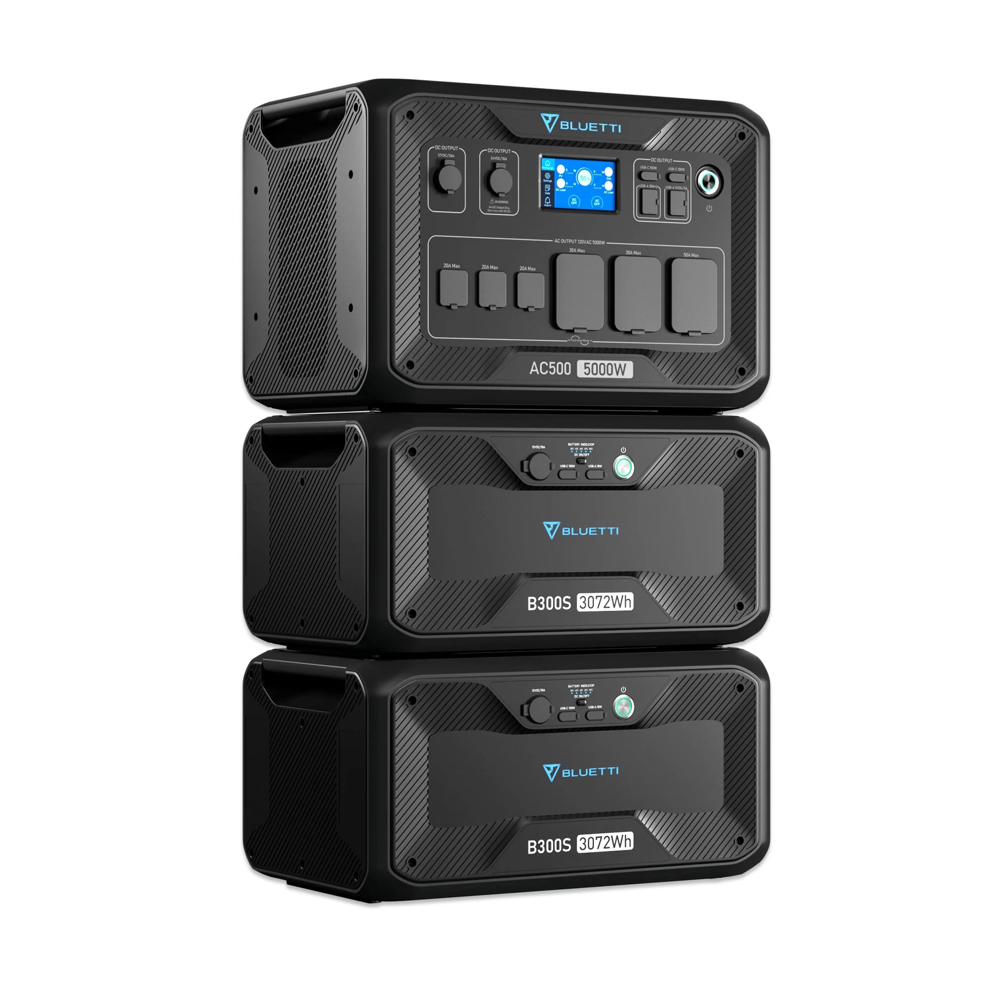BLUETTI AC500 + B300S Solar Power Station | 5000Wh Home Battery Backup System for Emergency Power, Off-Grid Living & RV Camping
