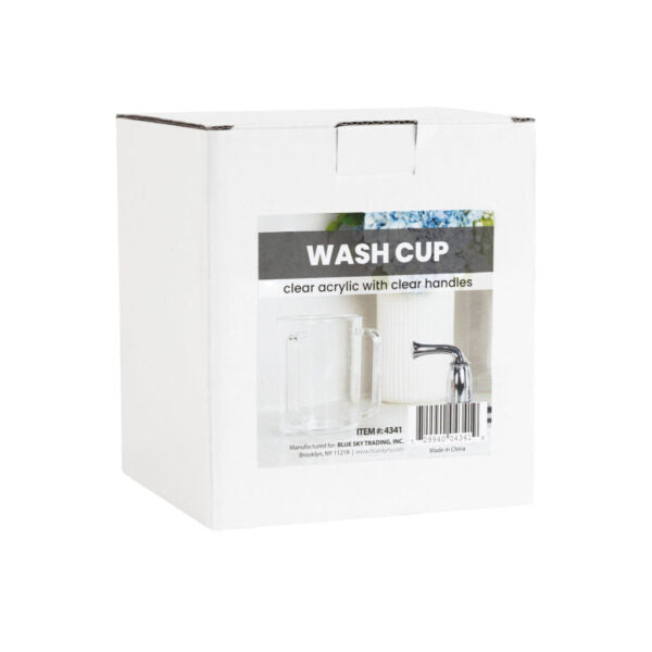 Clear Handle Acrylic Paint Brush Cleaning Cup - Perfect for Artists, DIY Projects & Watercolor Painting