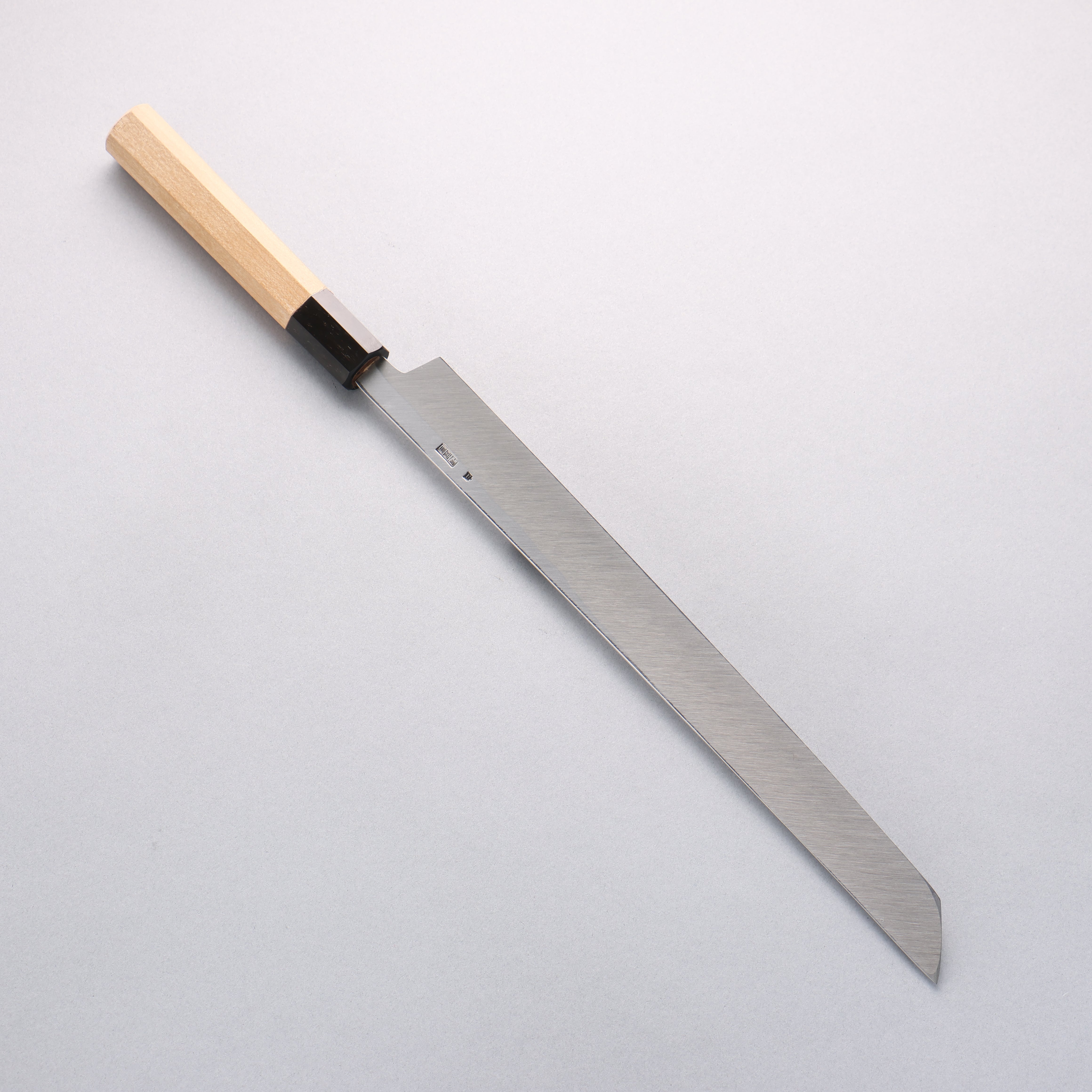 Premium Kikuzuki White Steel No.2 Nashiji Sakimaru Takohiki 300mm Japanese Chef Knife with Magnolia Wood Handle - Perfect for Sushi, Sashimi & Precision Fish Filleting