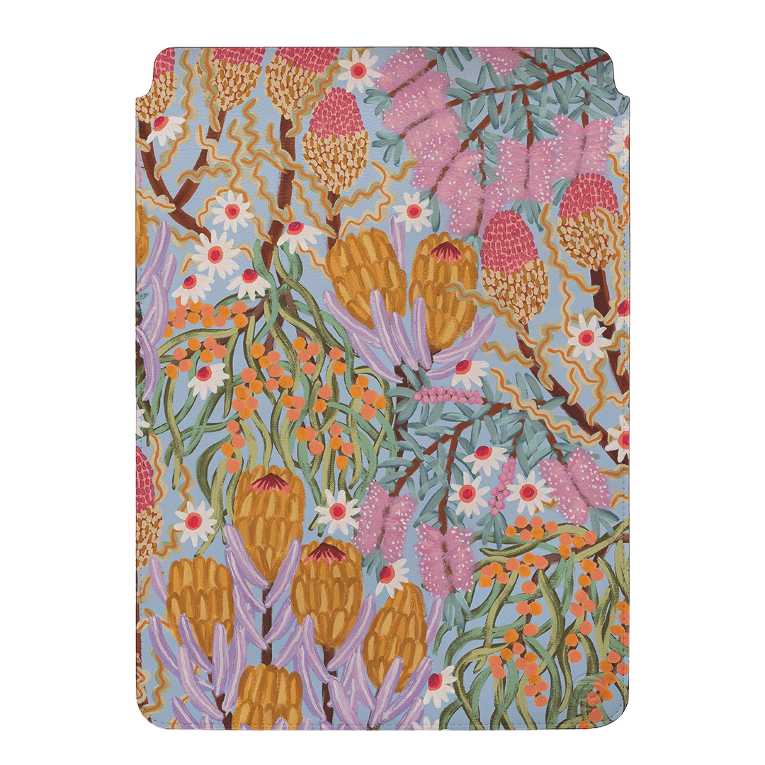 Premium Bloom Fields Laptop & iPad Sleeve Case - Lightweight & Protective Cover for MacBook, iPad Pro, Air - Perfect for Work, Travel & School Accessories