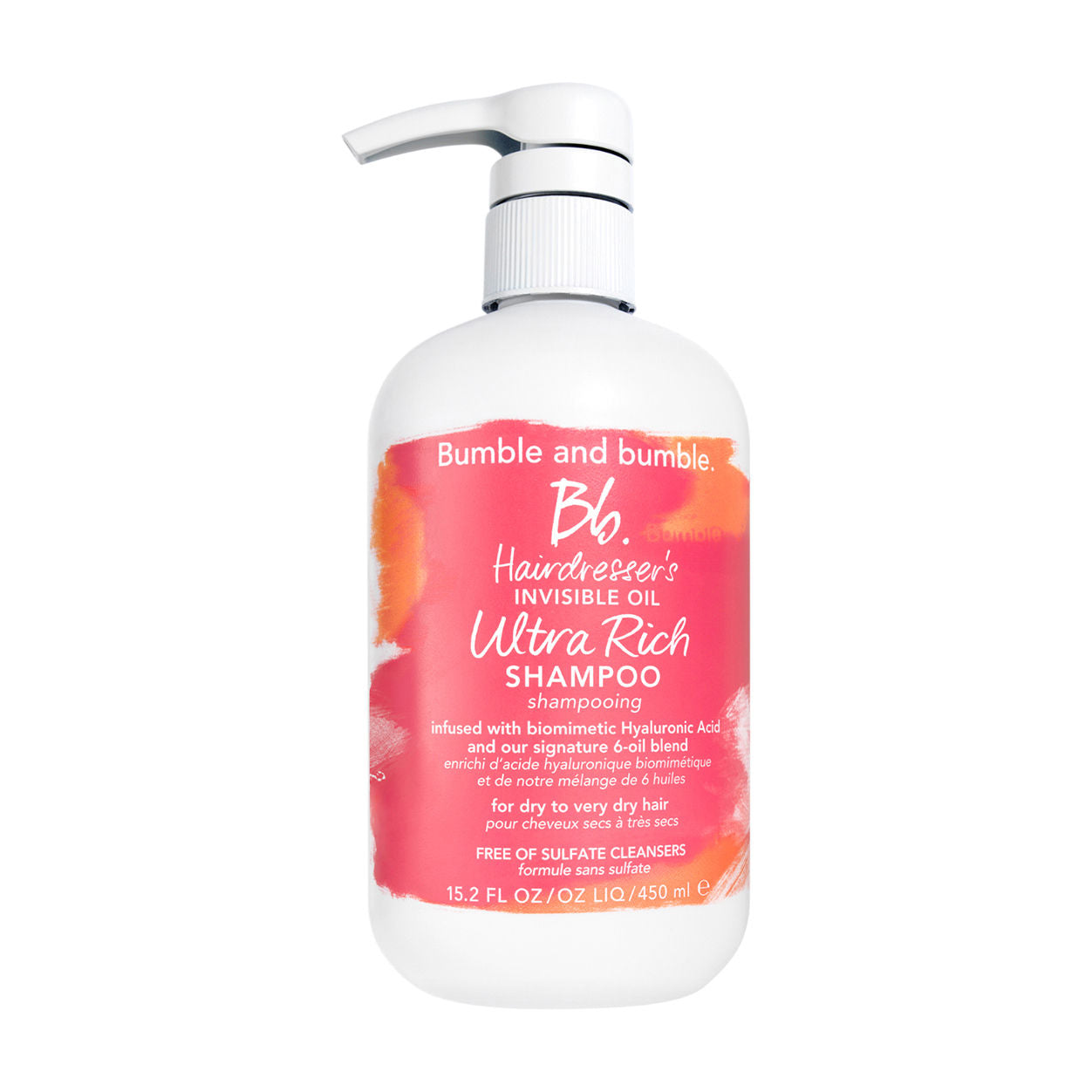 Professional Hairdresser's Invisible Oil Ultra Rich Shampoo - Deep Moisturizing & Nourishing for Dry, Damaged Hair - Salon-Quality Hair Care for Shiny, Smooth & Healthy Locks - Perfect for Daily Use & Color-Treated Hair