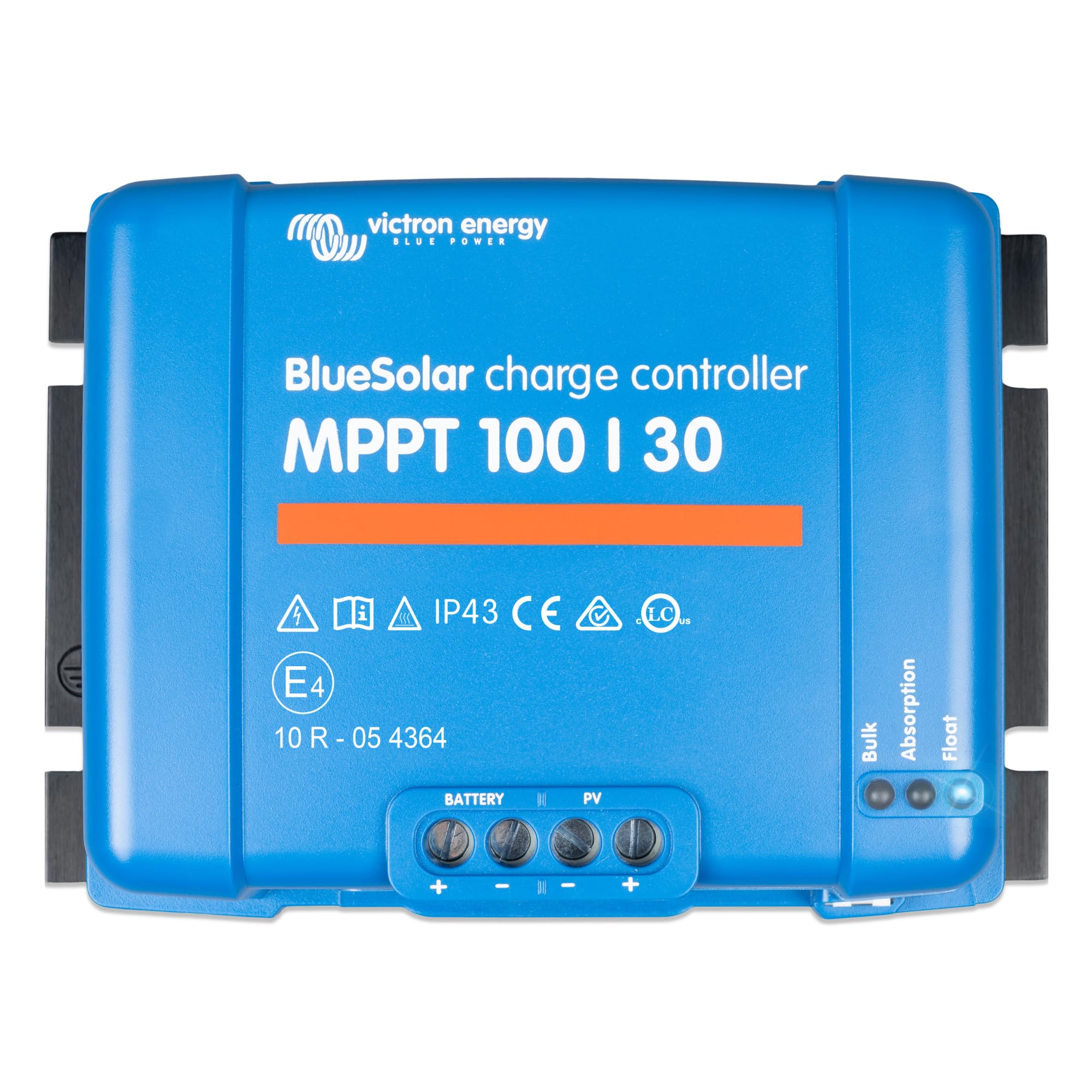 Victron Energy BlueSolar MPPT 100V 30A Solar Charge Controller for 12V/24V Solar Panels - High Efficiency Battery Charging for RVs, Boats & Off-Grid Power Systems