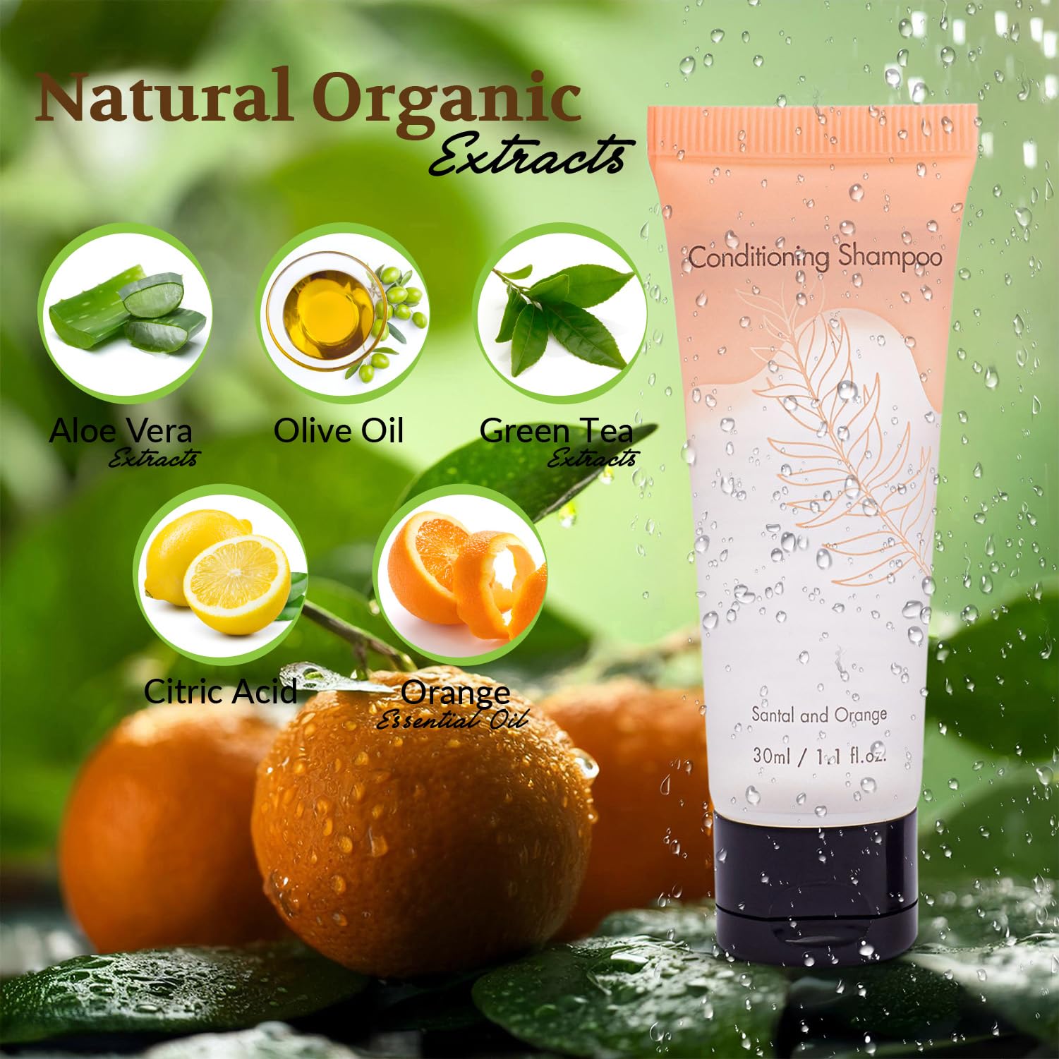100-Pack Bulk 2-in-1 Shampoo & Conditioner Travel Size (1oz Each) - Individually Wrapped Hotel Toiletries for Guests | Perfect for Hotels, Gyms, Travel Kits & Emergency Supplies