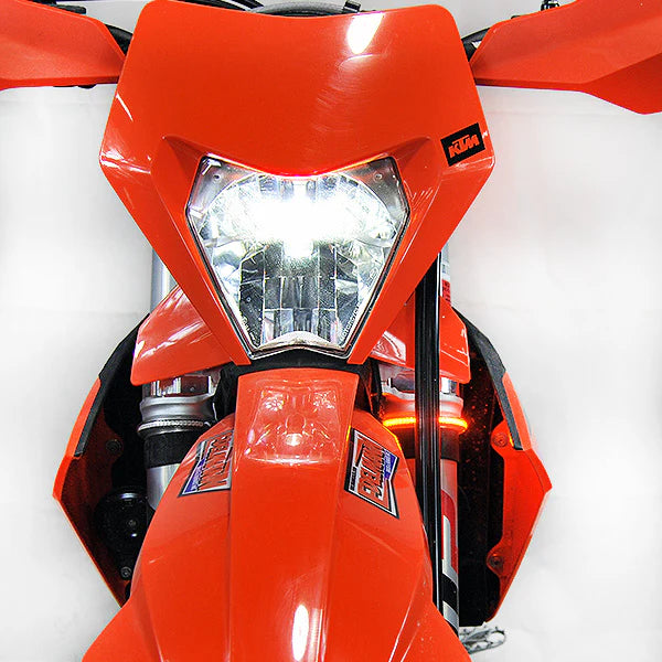 KTM 350/500 EXC-F Front Turn Signals LED Lights - Compatible with 2024-2025 Models - Durable Motorcycle Indicators for Off-Road & Street Riding
