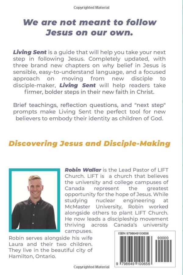 Living Sent: The Disciple Maker's Handbook - Christian Discipleship Guide for Small Groups & Bible Study | Spiritual Growth Resource for Church Leaders & New Believers