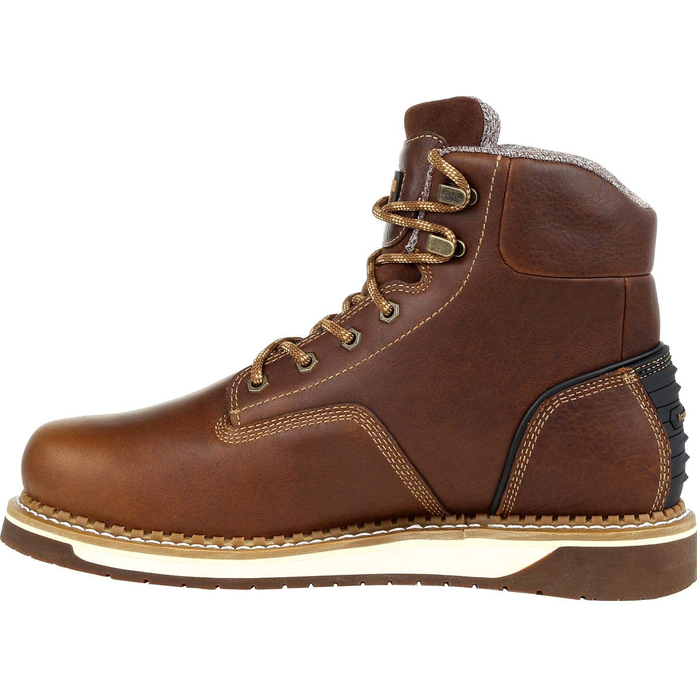 Georgia Boot Men's Brown Amp Lt Wedge Waterproof 6