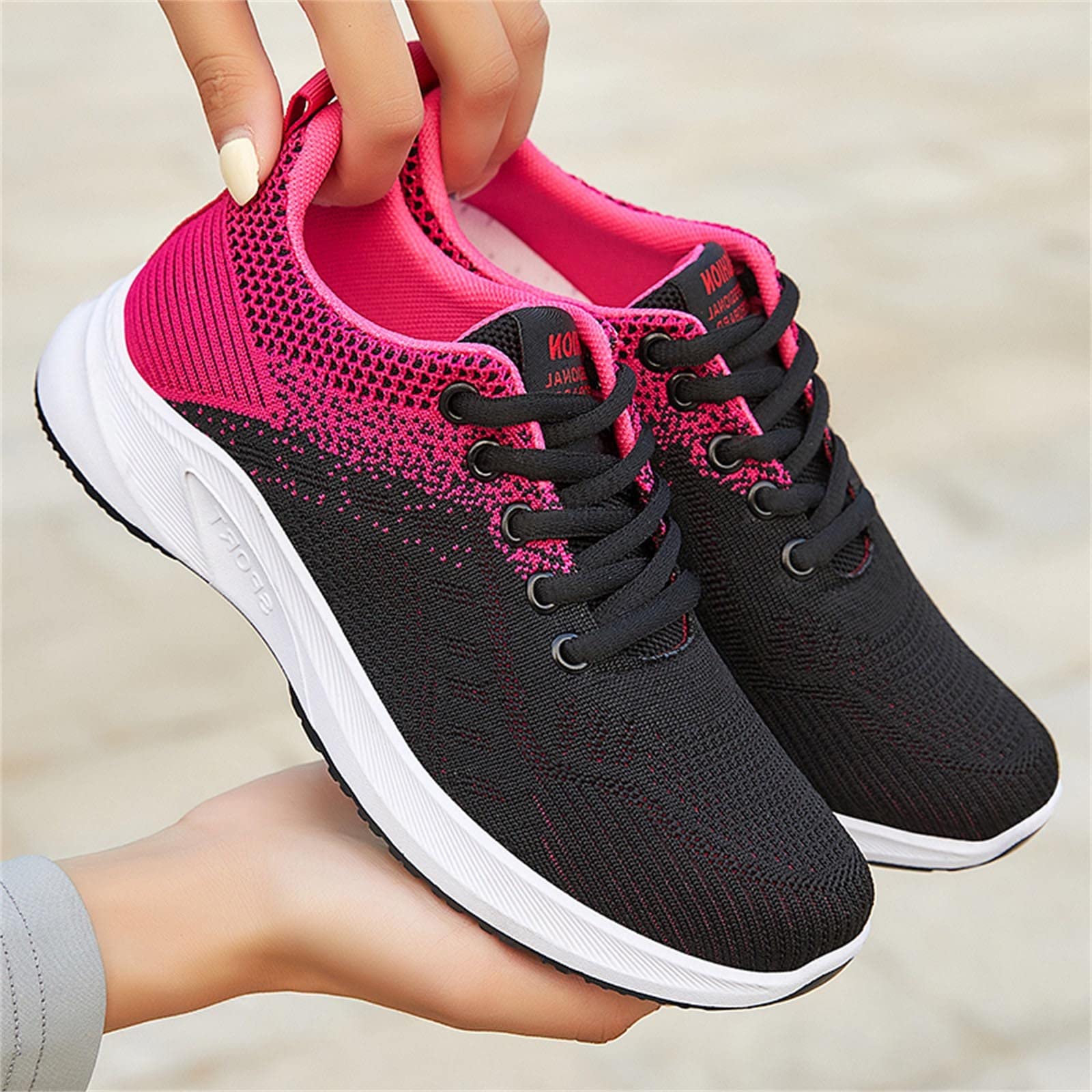 Orthopedic Walking Shoes for Women - Energycloud Lightweight Slip-On Sneakers for Running & Comfort | Perfect for Work, Travel & Daily Activities