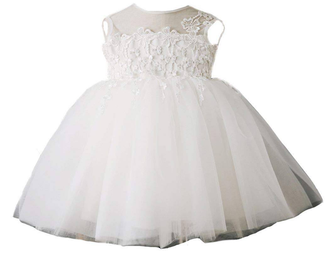 Baby Princess Lace Bridesmaid Flower Girl Wedding Dresses - Elegant Formal Gowns for Special Occasions