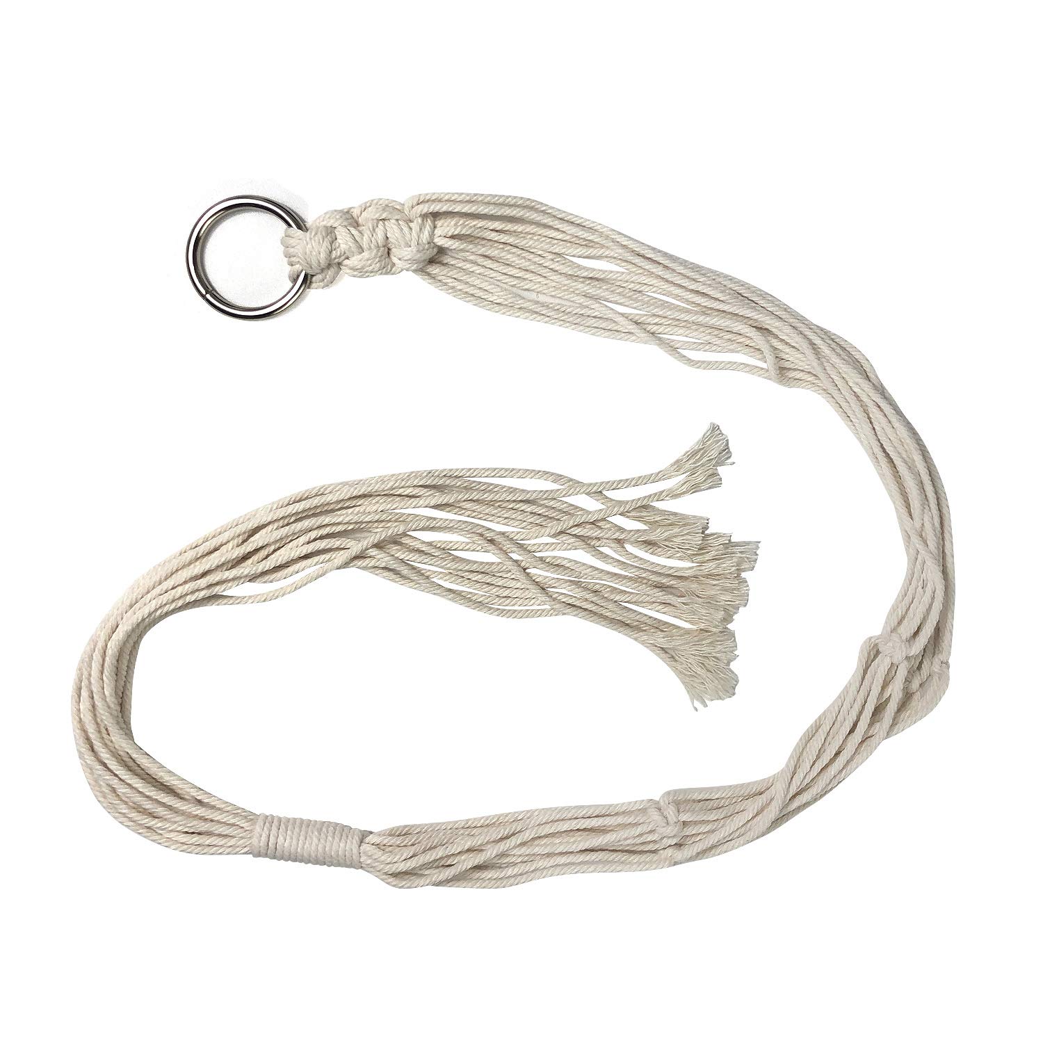 ALLADINBOX Macrame Plant Hanger - 2 Pack 40 Inch Cotton Rope Hanging Planter Basket with 4 Legs for Indoor & Outdoor Plants (Fits Pots Up to 8 Inches, Plant & Pot Not Included) - Perfect for Boho Home Decor, Porch, Garden, and Patio