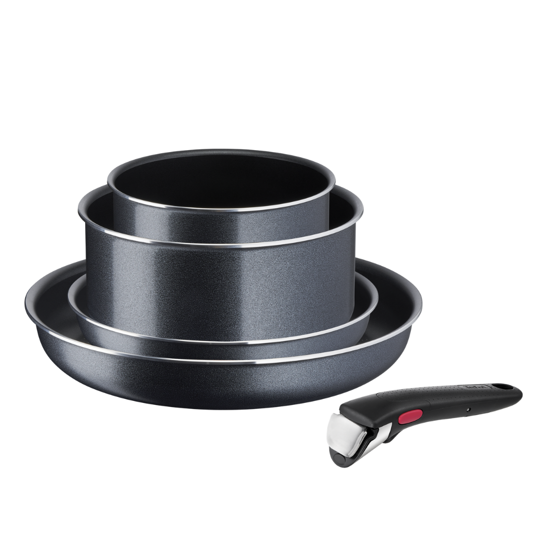 Tefal Ingenio XL Force Non-Stick 5-Piece Cookware Set L1589502 - Perfect for Frying, Sautéing & Everyday Cooking