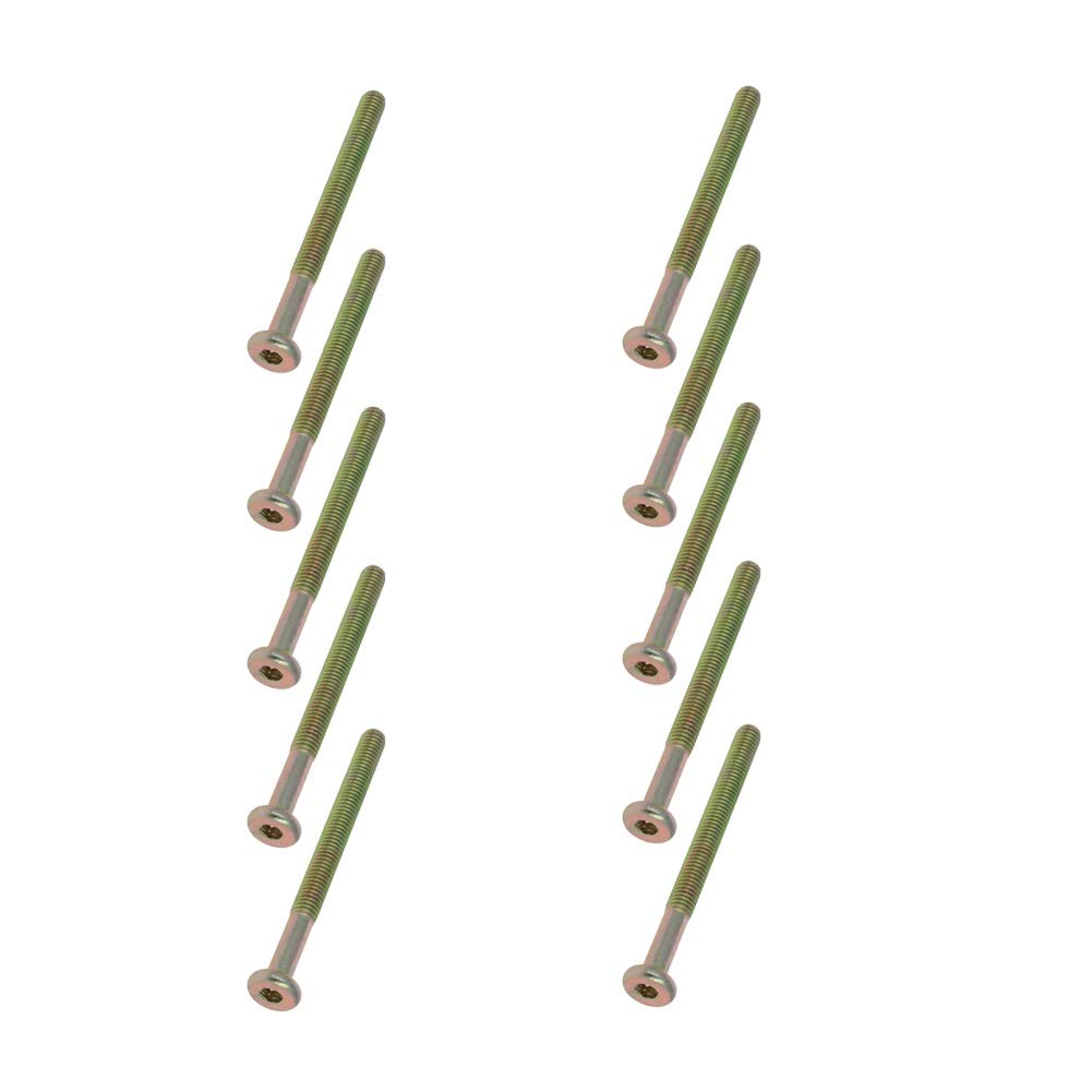 10Pcs M6x70mm Hex Socket Flat Head Screws - Furniture Bolts for DIY & Home Repair