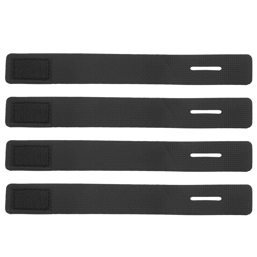 Bnineteenteam 4Pcs Fishing Pole Straps - Heavy Duty Fishing Rod Tape Wrap with Hook & Loop Fastener - Secure Fishing Accessories for Saltwater & Freshwater Fishing - Perfect for Boat, Shore, and Ice Fishing
