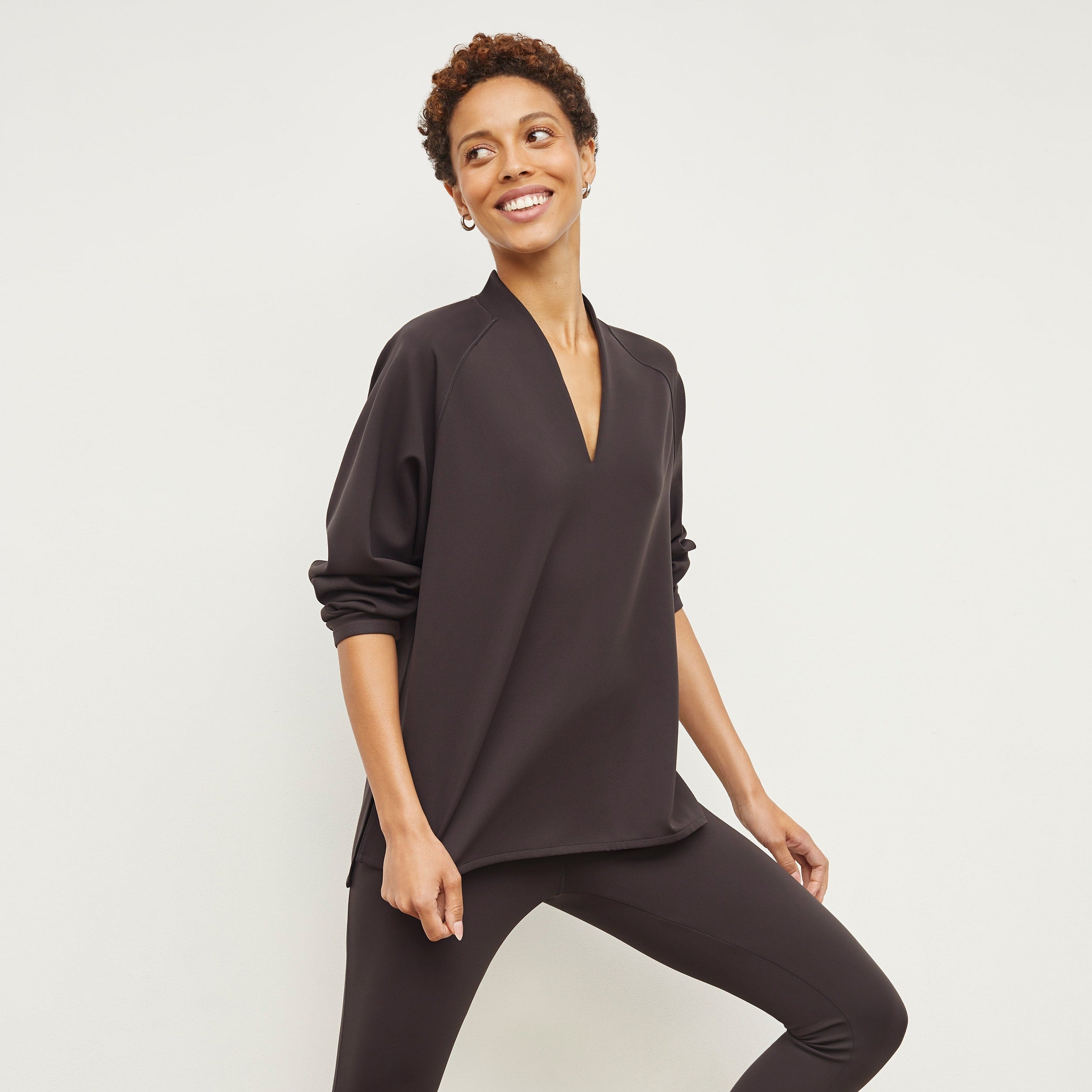 Harrington Legging Light Scuba Haze - High Waisted Yoga Pants for Women, Comfortable Workout Leggings for Running, Gym & Lounge Wear