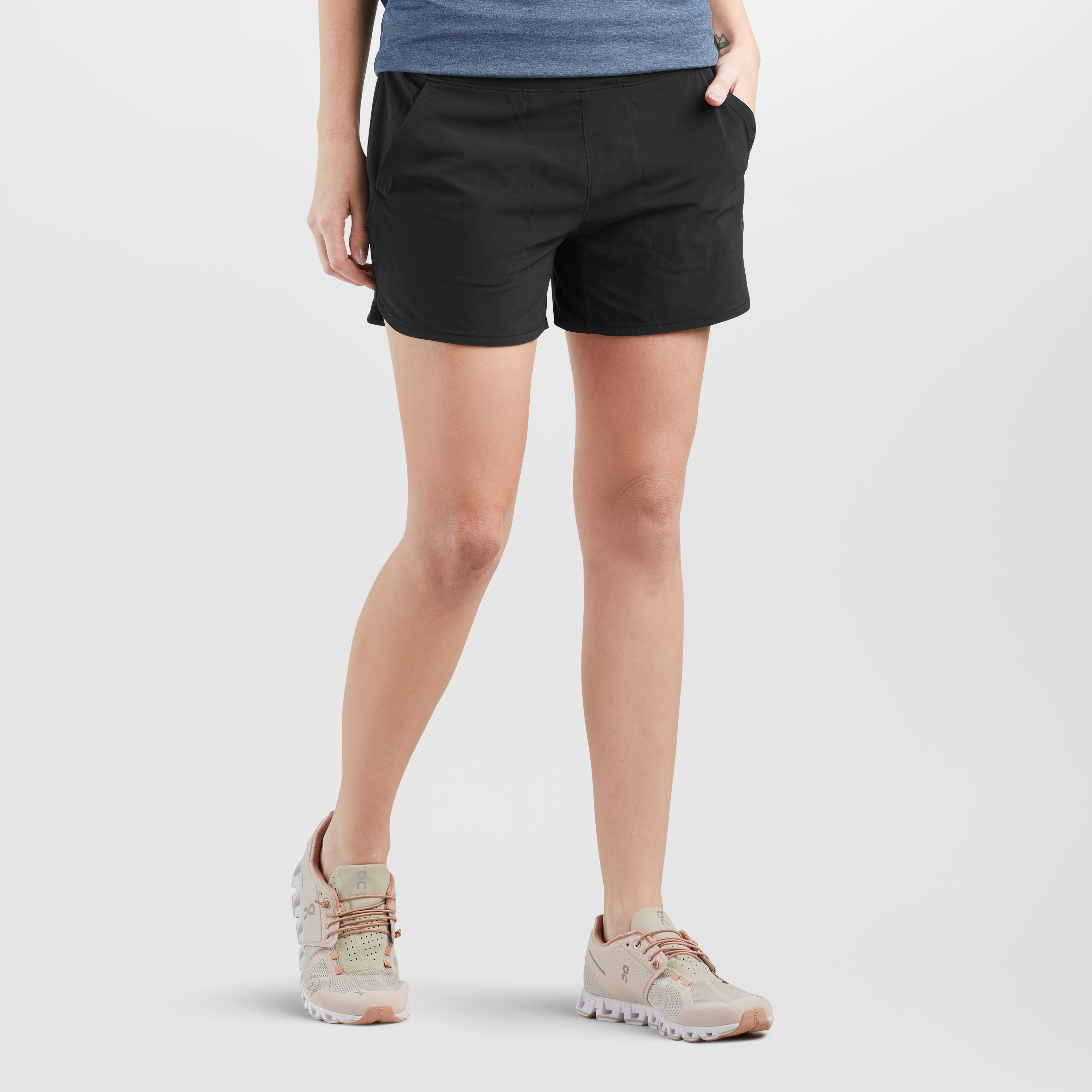 Women's High Waisted Astro Shorts - Soft & Stretchy Athletic Shorts for Running, Yoga & Lounge - Final Sale