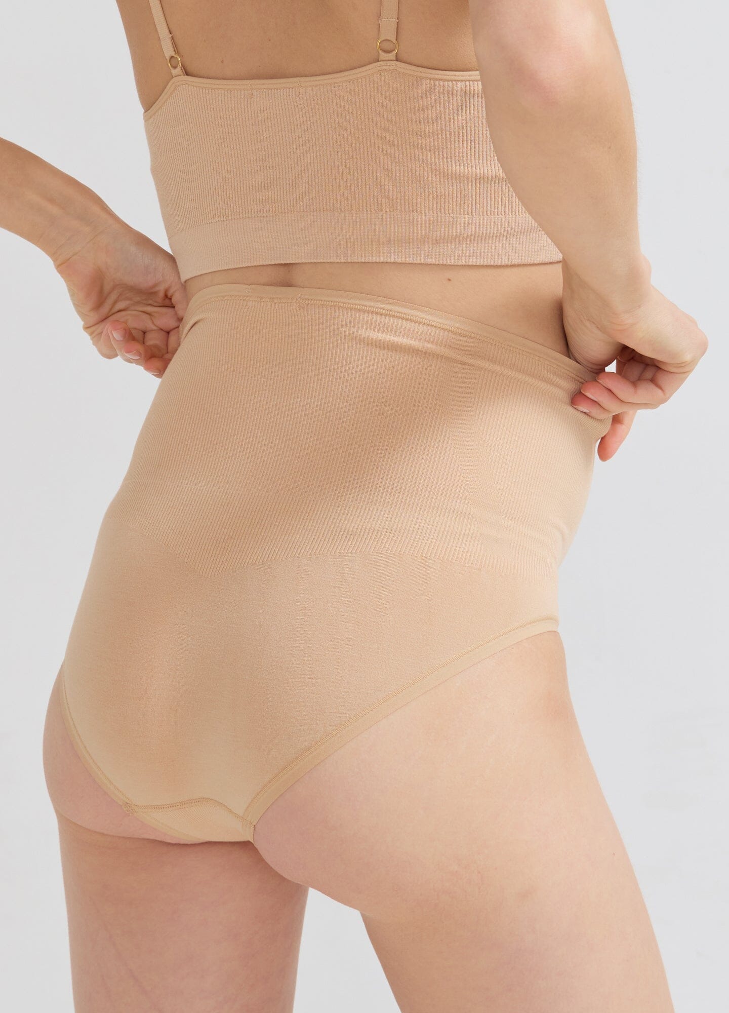 Seamless Belly Brief for Women - High Waisted Tummy Control Underwear - Comfortable & Breathable for Everyday Wear, Workout & Postpartum Recovery