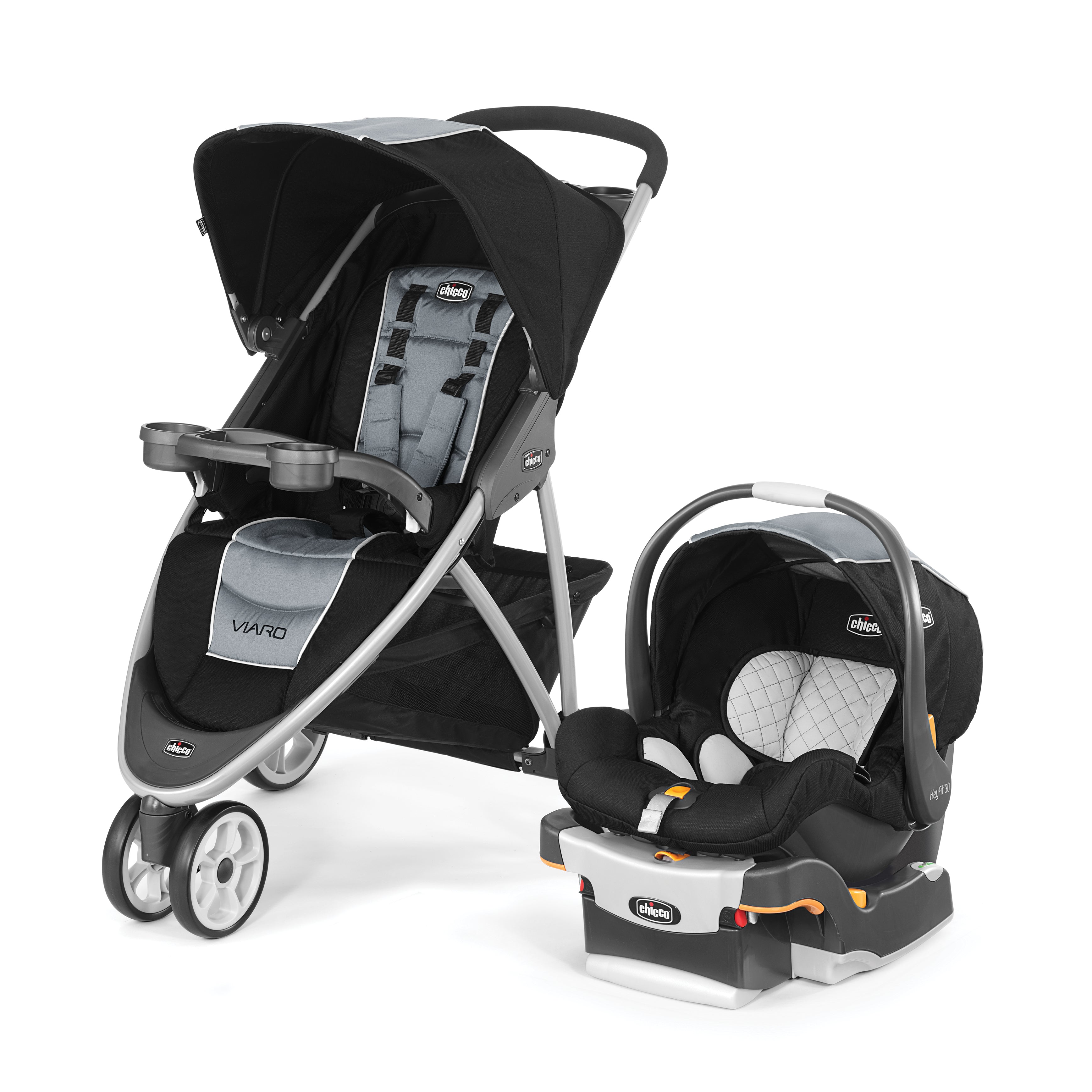 Chicco Viaro Travel System - Lightweight Stroller & Car Seat Combo for Babies & Toddlers | Perfect for Air Travel, Shopping & Daily Outings