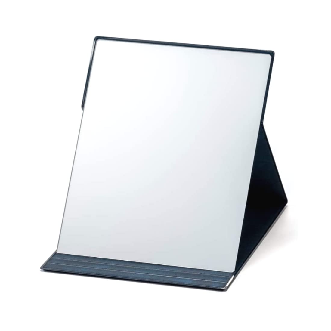 HORIUCHI Japanese Folding Mirror - Portable Tabletop Makeup Mirror with Stand for Travel, Vanity & Dorm Room | Compact & Lightweight Design for On-the-Go Beauty Routine