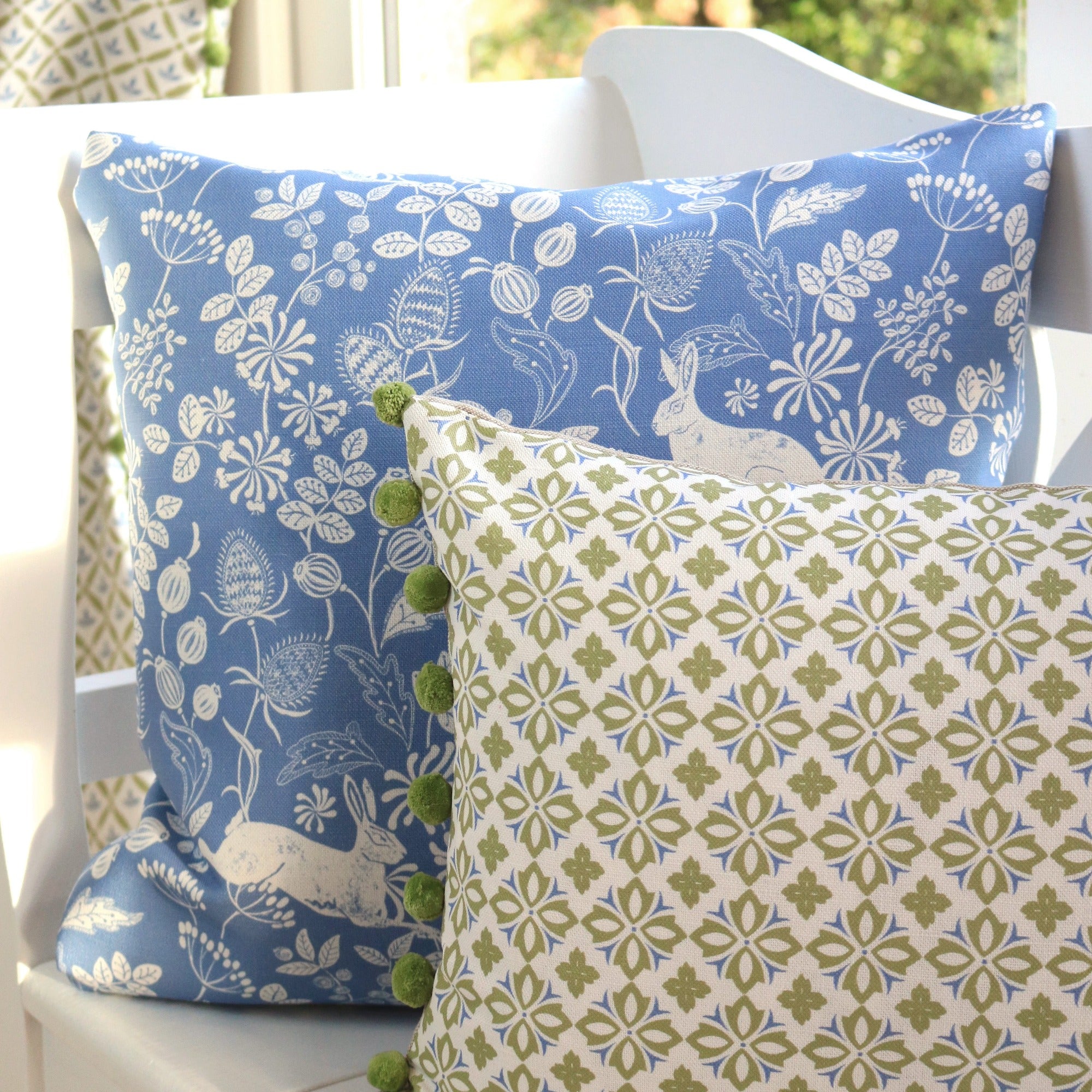 Bexington Hare Cushions - Soft Plush Throw Pillows for Sofa, Bed & Home Decor - Perfect for Living Room, Nursery & Cozy Reading Nook