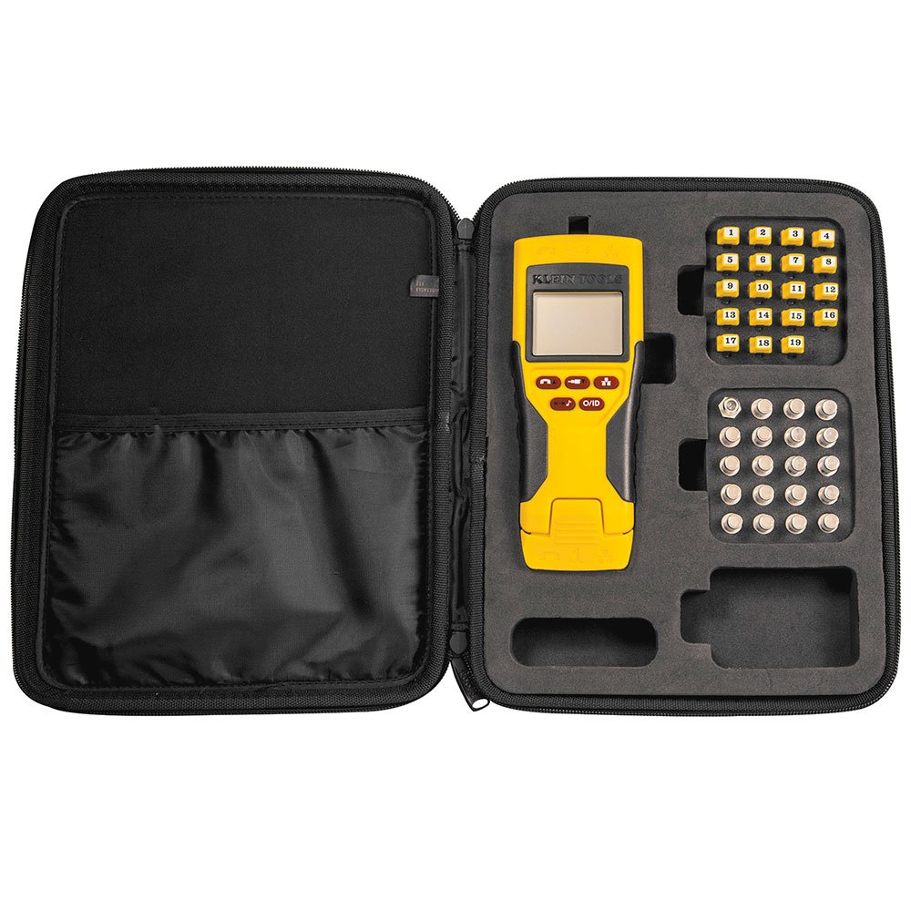 Klein Tools VDV501-825 Scout Pro 2 LT Network Cable Tester - Ethernet, Data & Voice Continuity Tester with Remotes, Adapter & Carrying Case - Ideal for IT Professionals, Network Installations & Home Office Setup