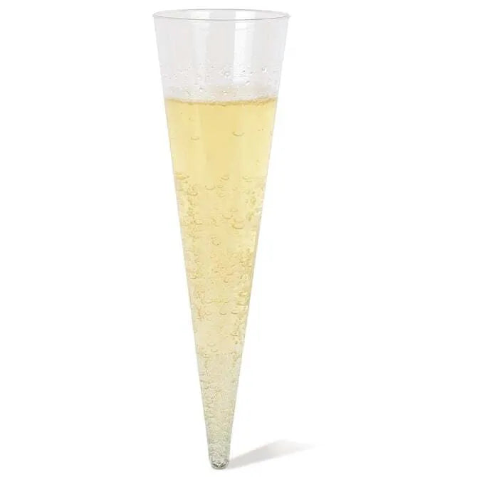 Comatec Clear Plastic Crystal Flute - Elegant and Durable for Parties, Weddings & Home Decor | Perfect Gift for Music Lovers & Collectors