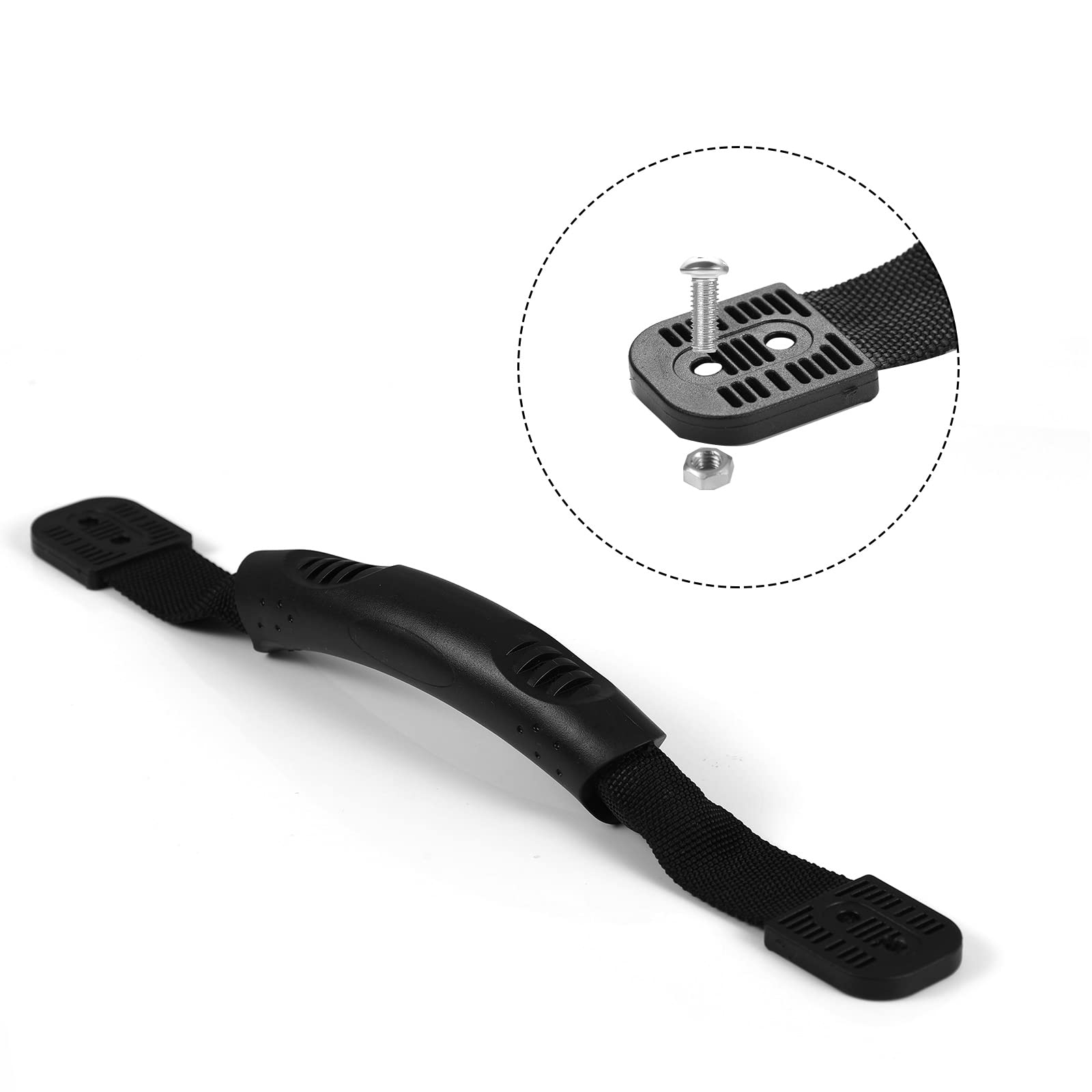 2-Pack Kayak Carry Handles with 8 Screws - Heavy Duty Canoe Replacement Handles for Kayak Boat Accessories - Perfect for Easy Transport & Side Mounting on Kayaks & Canoes
