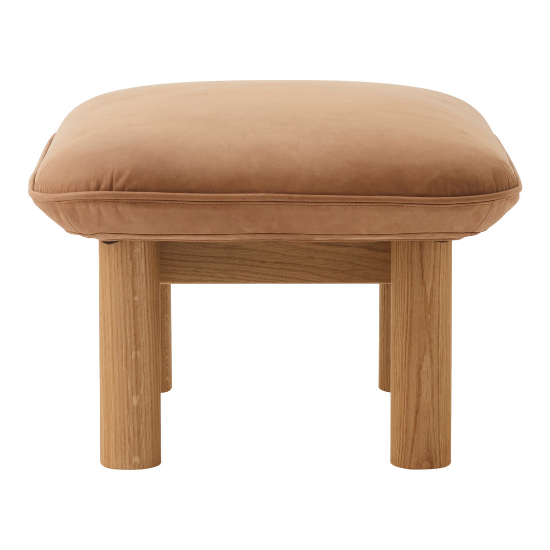 Brasilia Ottoman - Modern Round Storage Ottoman with Lift Top, Upholstered Footrest & Coffee Table - Perfect for Living Room, Bedroom & Home Decor