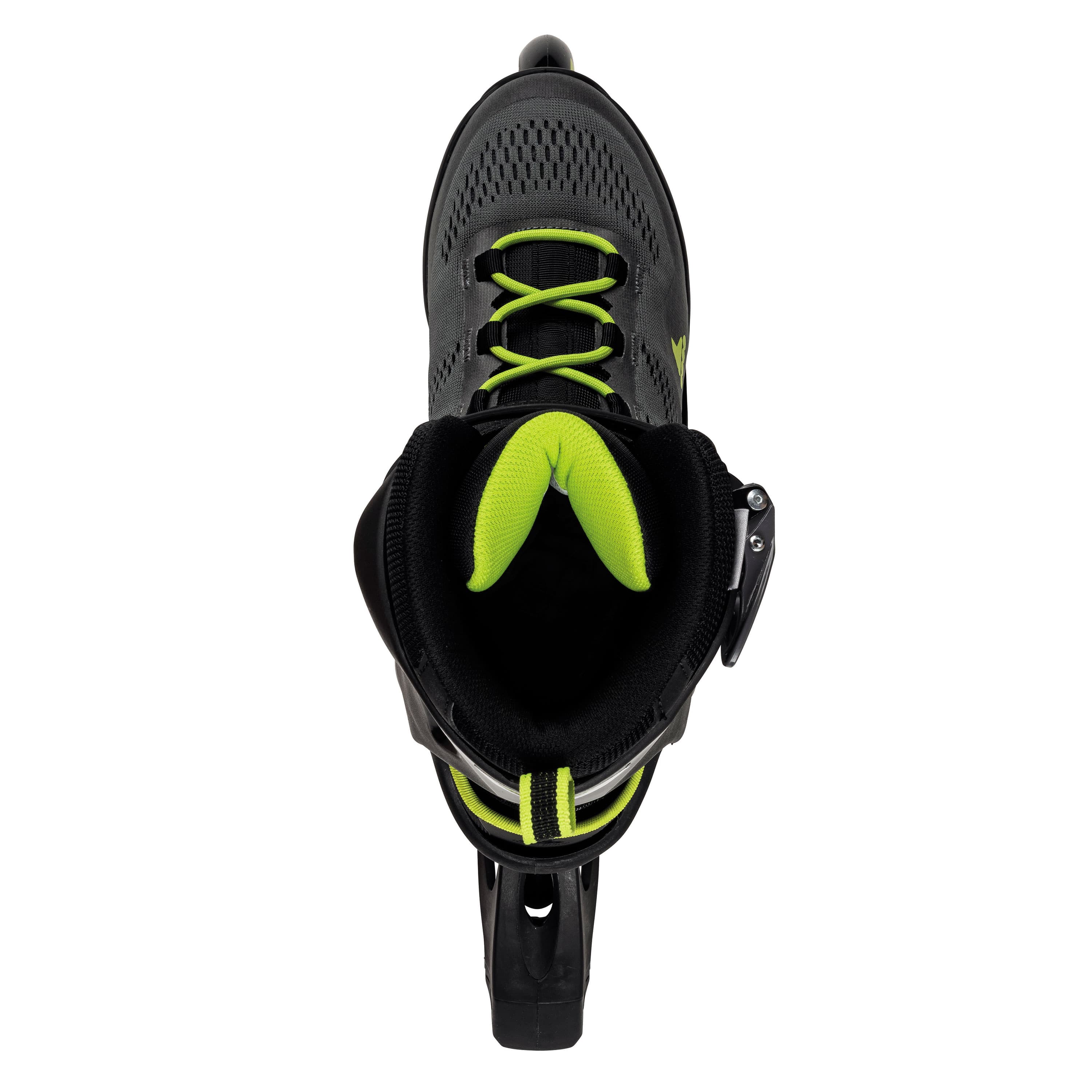 Rollerblade Macroblade 80 ABT Inline Skates for Adults - Black/Lime - High-Performance Fitness & Recreational Skating - Perfect for Outdoor Trails, Parks & Urban Commuting