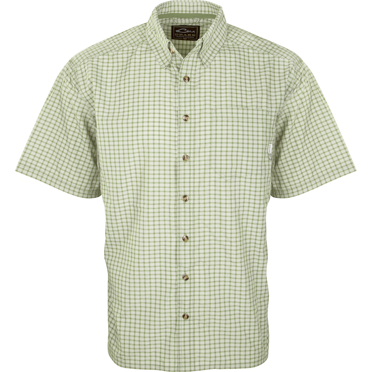 Featherlite Check Short Sleeve Shirt for Men - Lightweight Breathable Casual Button Down Shirt - Perfect for Summer, Office & Outdoor Activities