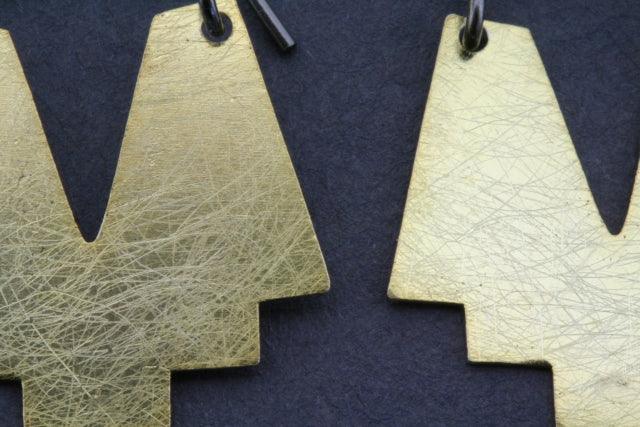 Palenque Gold Plated & Oxidized Earrings - Elegant Boho Jewelry for Women, Perfect for Parties, Weddings & Everyday Wear