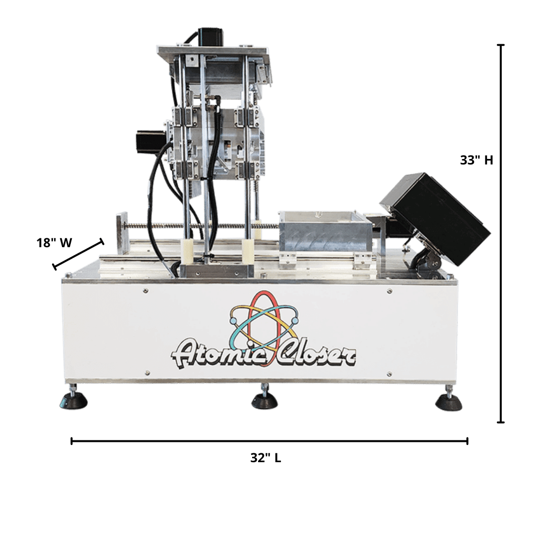 STM Canna Atomic Closer 2.0 Automated Pre-Roll Closing Machine for Joint Rolling - Perfect for Dispensaries & Home Use