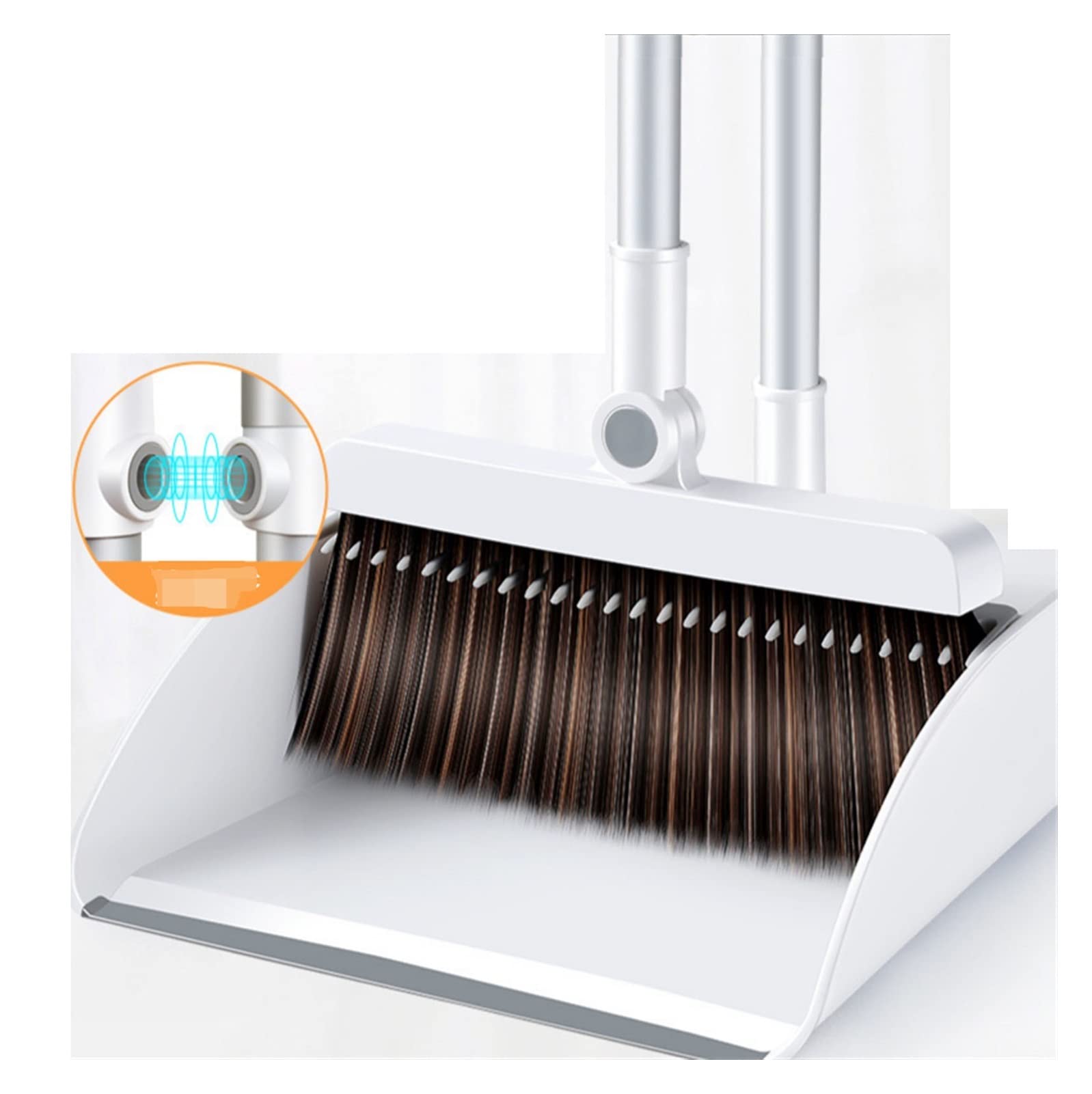 Song Zhi Store Magnetic Broom and Dustpan Set - Foldable, Lightweight Floor Cleaning Kit for Dust, Debris & Pet Hair - Perfect for Hardwood, Tile & Laminate Floors (Color: Magnetic) | Ideal for Home, Kitchen, Garage & Office Cleaning