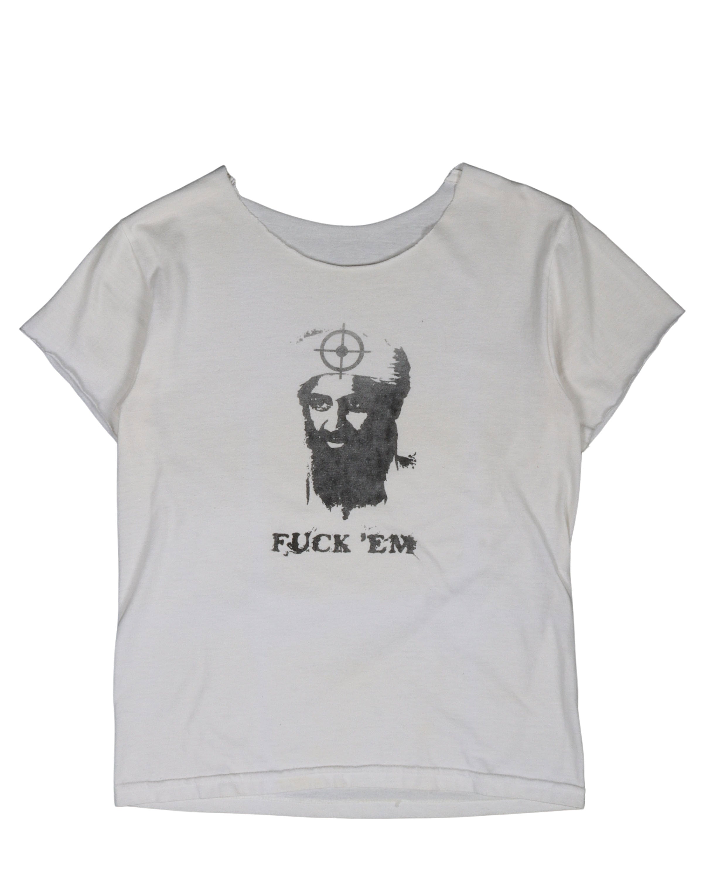 Osama Bin Laden T-Shirt - Vintage Political Satire Tee for Men & Women - Perfect for Protests, Halloween & Dark Humor Fans
