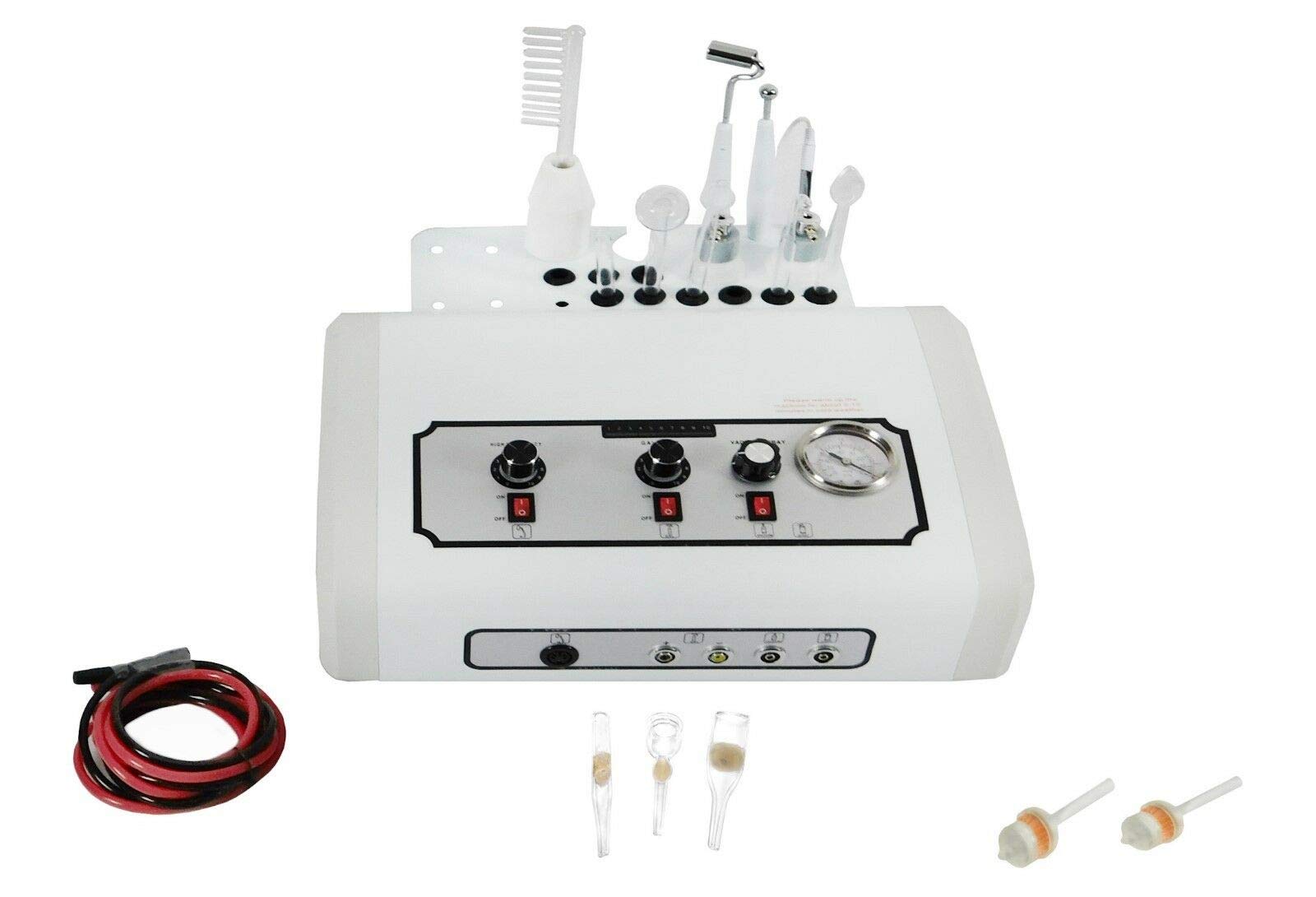 5-in-1 Microdermabrasion Facial Machine - Blackhead Remover & Pore Vacuum Minimizer for Acne Prevention | Gentle Alternative to Harsh Toners & Cleansers | Model TLC-3025M | Perfect for Home Spa & Professional Skincare Treatments