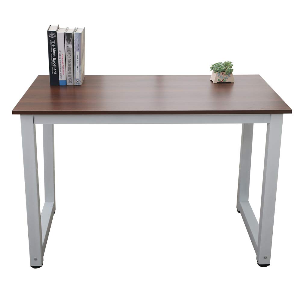 Festnight Wooden Writing Desk - Stylish Computer Desk & Study Table for Home Office, Perfect for PC, Laptop, and Console Setup
