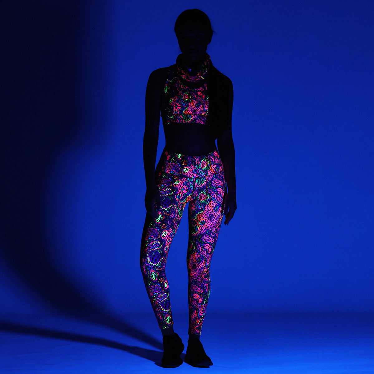 Celestial Print High Waist Yoga Leggings for Women - Comfortable Workout Pants for Yoga, Running & Gym - Trendy Galaxy Design Activewear