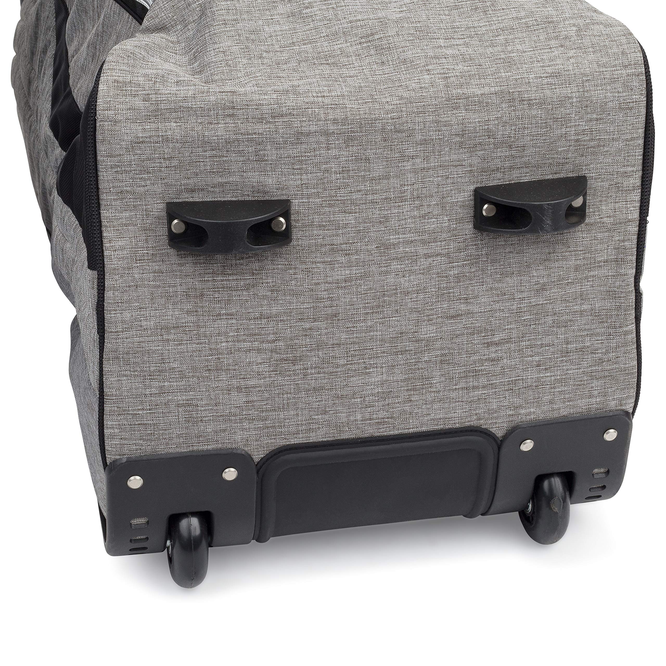 **Founders Club Premium Golf Travel Bag - Padded Club Protection, Removable Embroidery Panel - Durable Golf Club Cover for Air Travel & Storage**    *(Perfect for protecting golf clubs during flights, road trips, or long-term storage – ideal for golfers who travel frequently!)*
