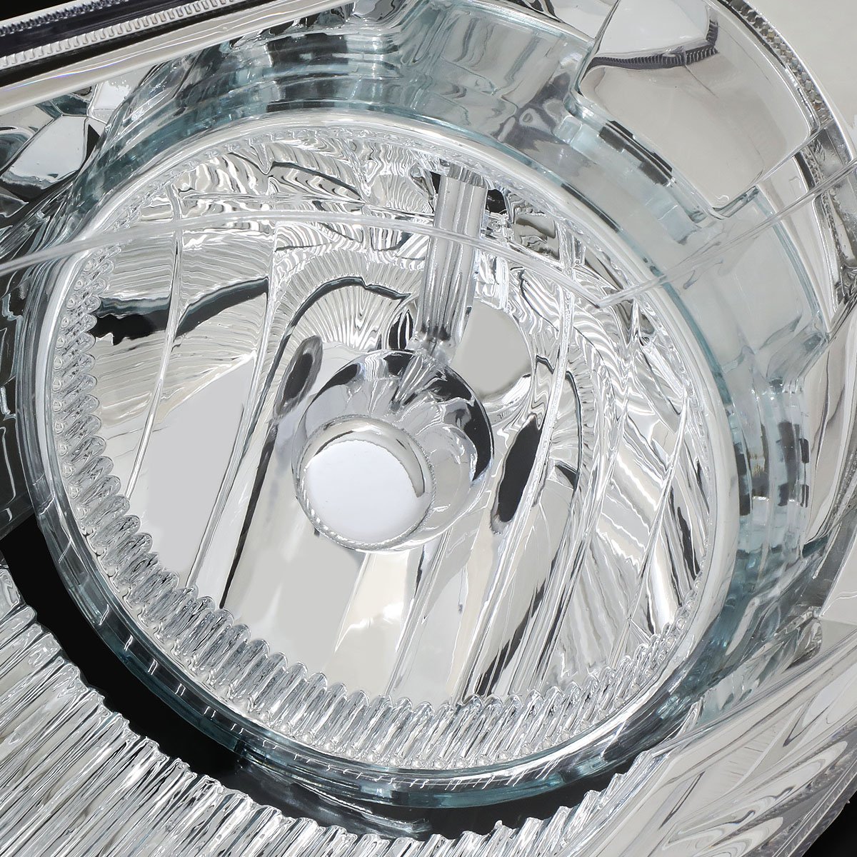 DNA MOTORING HL-OH-CM08-CH-CL1 Headlight Assembly - Pair for 08-12 Chevy Malibu - Chrome Housing with Clear Corner Lens - Driver & Passenger Side - Improved Night Visibility & Style Upgrade