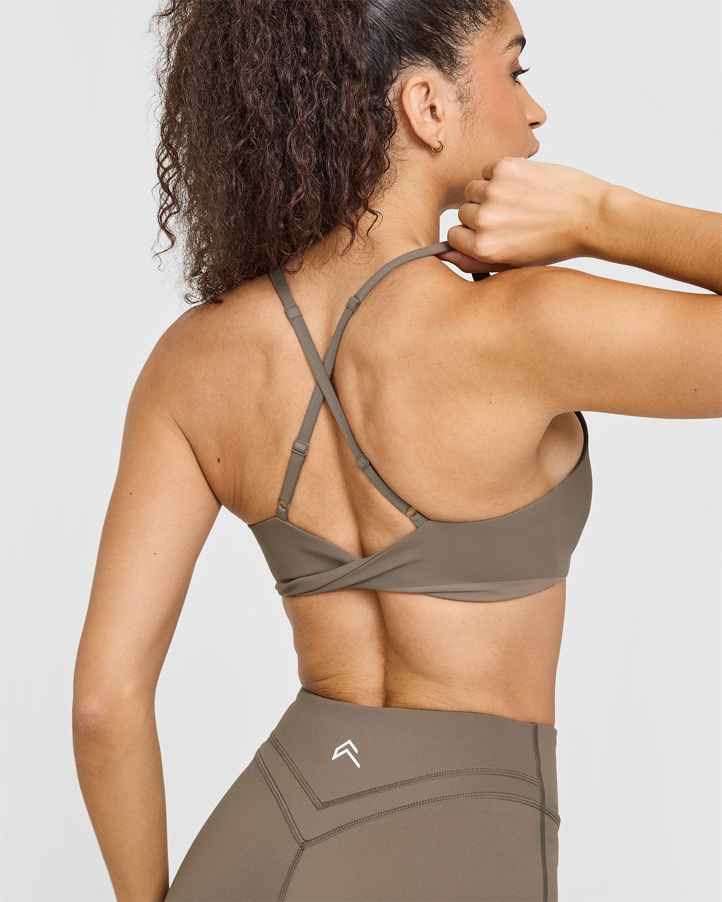 Unified Micro Bralette - Seamless Comfort Bra in Moss Brown | Wireless Support for Yoga, Lounge & Everyday Wear