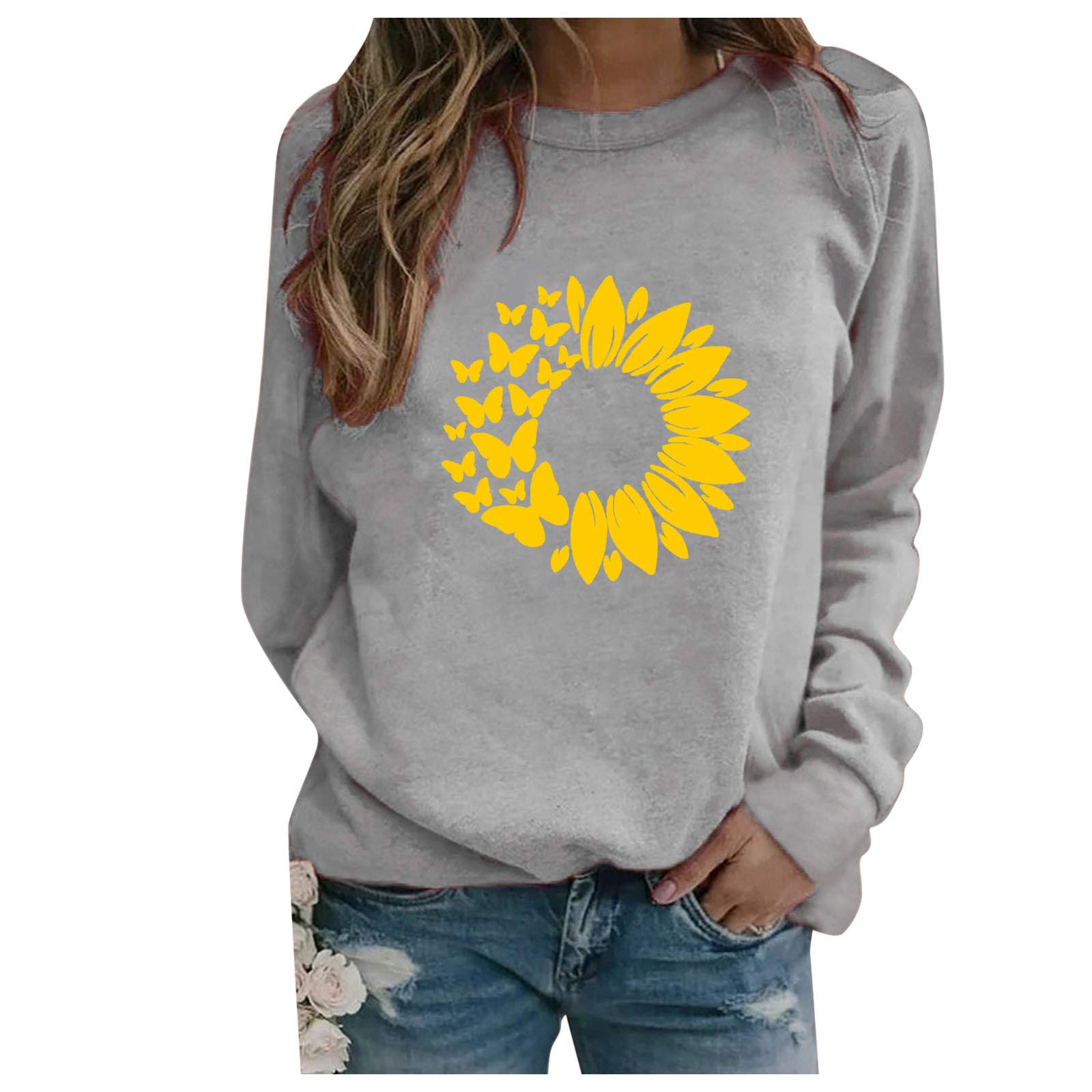 Women's Zip Up Cropped Sweatshirt - O Neck Pullover Blouse with Print & Long Sleeves | Casual Quilted Tops for Workout, Lounge & Streetwear Fashion
