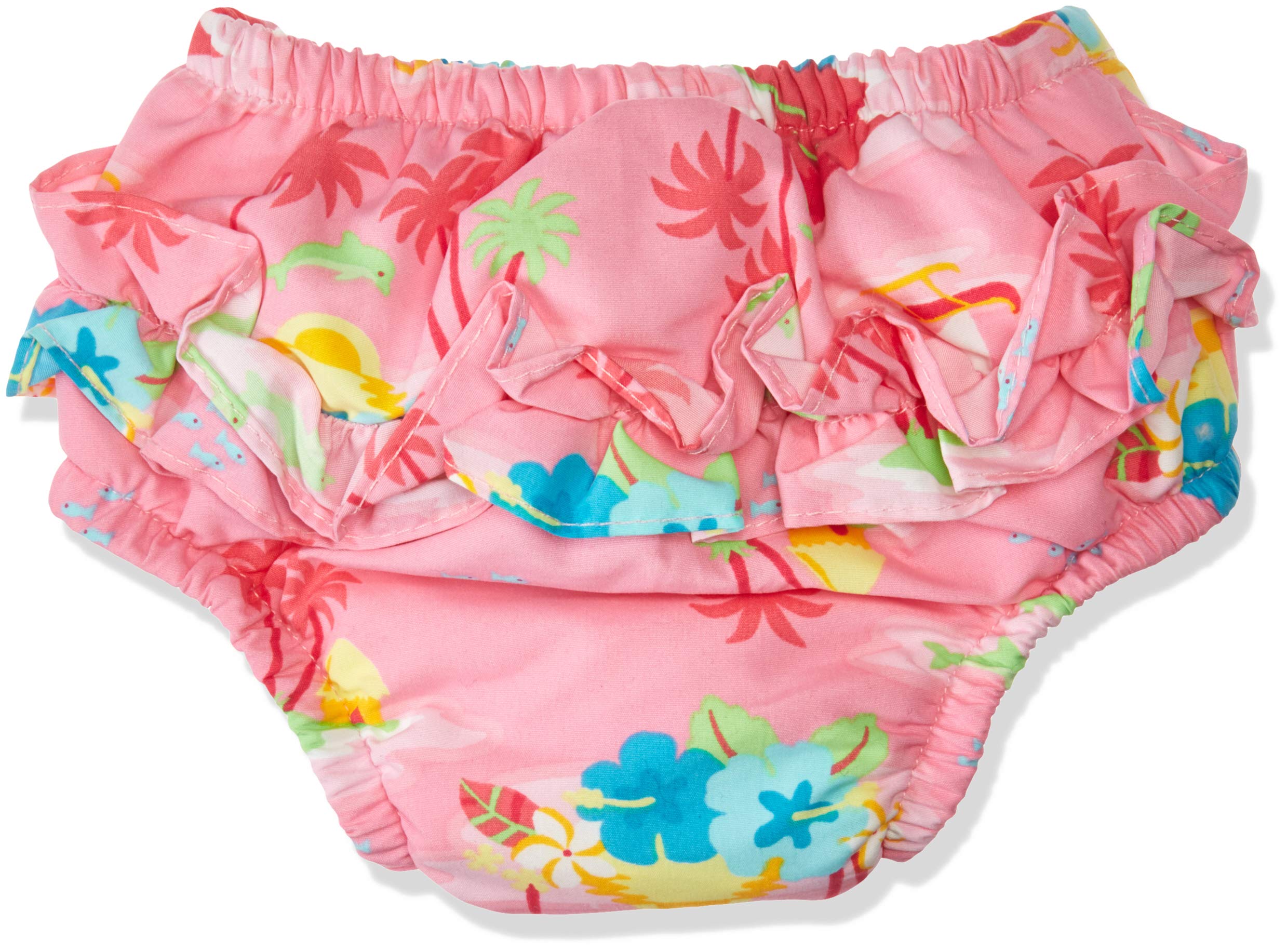I PLAY Swim Diaper for Girls Size Small - Reusable & Quick-Dry Baby Swimwear for Pool, Beach & Water Play - 1 Pack