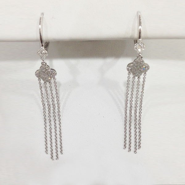 14K White Gold Diamond Stud Earrings for Women - Elegant & Timeless Jewelry Gift for Wedding, Anniversary & Special Occasions