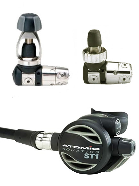 Atomic Aquatics ST1 Scuba Diving Regulator - High Performance First & Second Stage for Professional Divers - Perfect for Deep Sea Exploration and Underwater Adventures