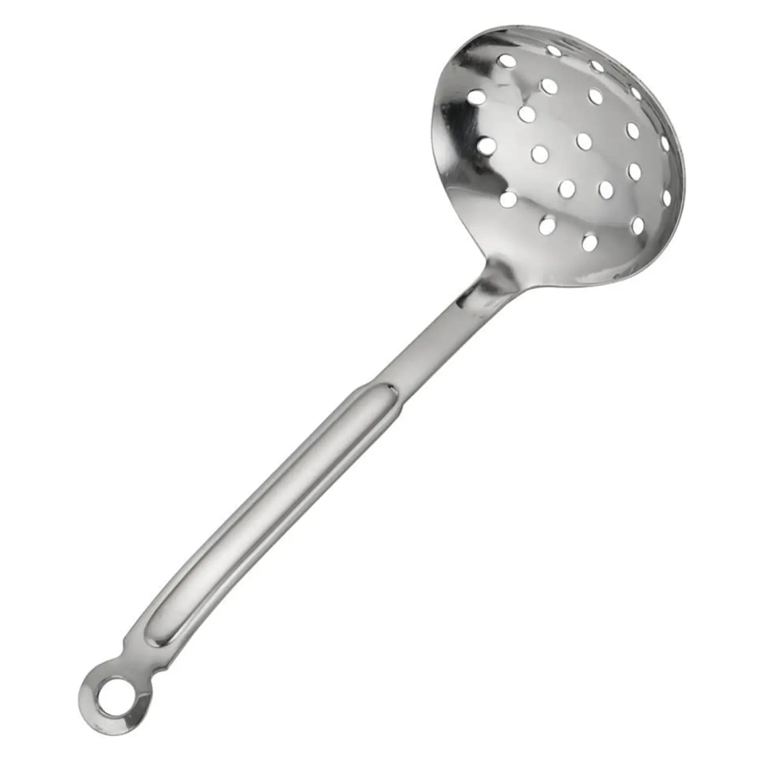 Premium Stainless Steel Ladle - 12 Inch Long Handle Soup Spoon for Cooking, Serving & Pouring - Ideal for Kitchen, Camping & Outdoor Use - Durable & Dishwasher Safe