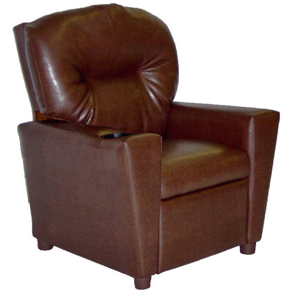 Dozydotes Kids Recliner Chair with Cup Holder - Soft Plush Reclining Chair for Boys and Girls, Perfect for Bedroom, Playroom, and Movie Nights