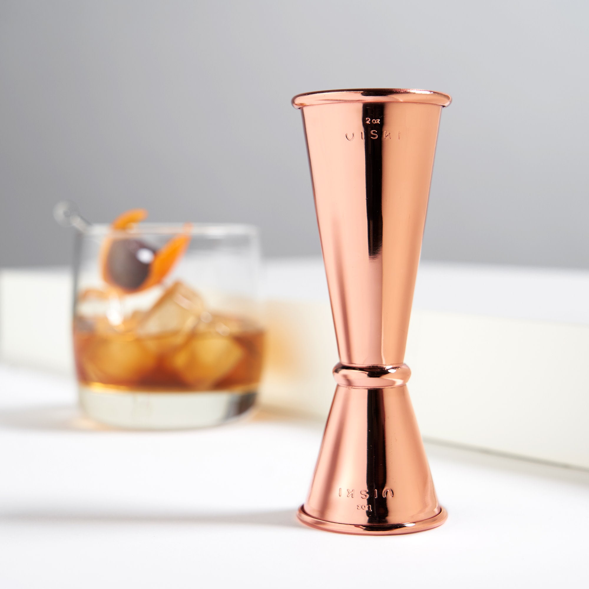 Premium Japanese Style Jigger - Large 2oz/60ml Bartender Measuring Cup for Cocktails, Mixology & Home Bar - Perfect for Whiskey, Vodka, Gin & Craft Cocktails