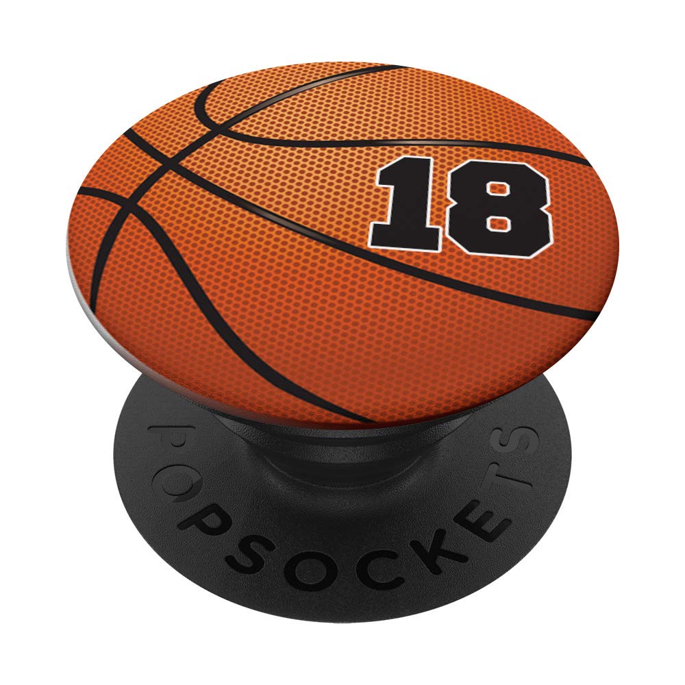 Custom #18 Basketball Jersey for Fans - Premium Pop Grips Gift for NBA Enthusiasts | Perfect for Game Day, Sports Events & Fan Collections