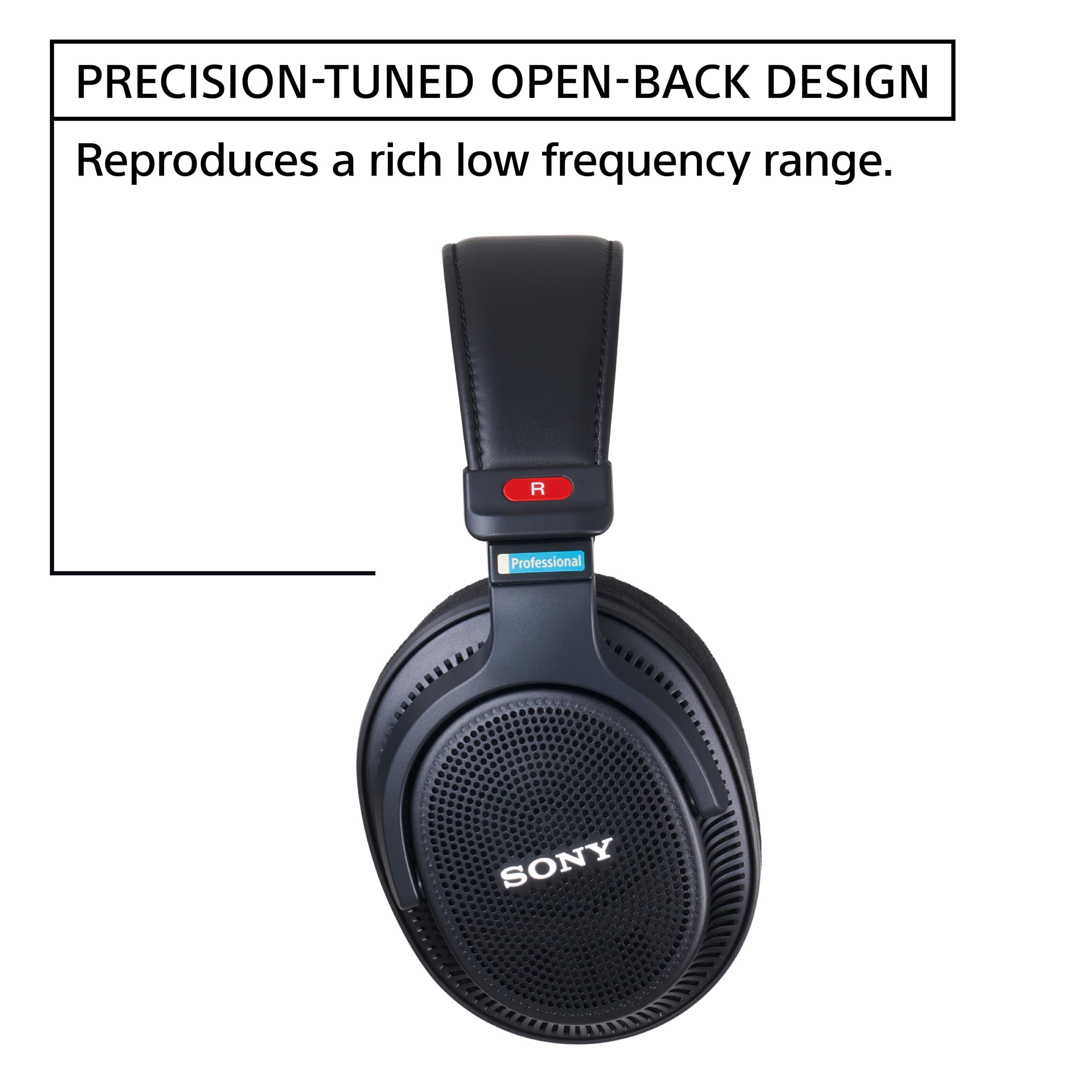 Sony MDR-MV1 Professional Open-Back Studio Headphones for Music Production, Mixing & Audio Monitoring - Perfect for Recording Studios, Podcasting & Home Audio Enthusiasts